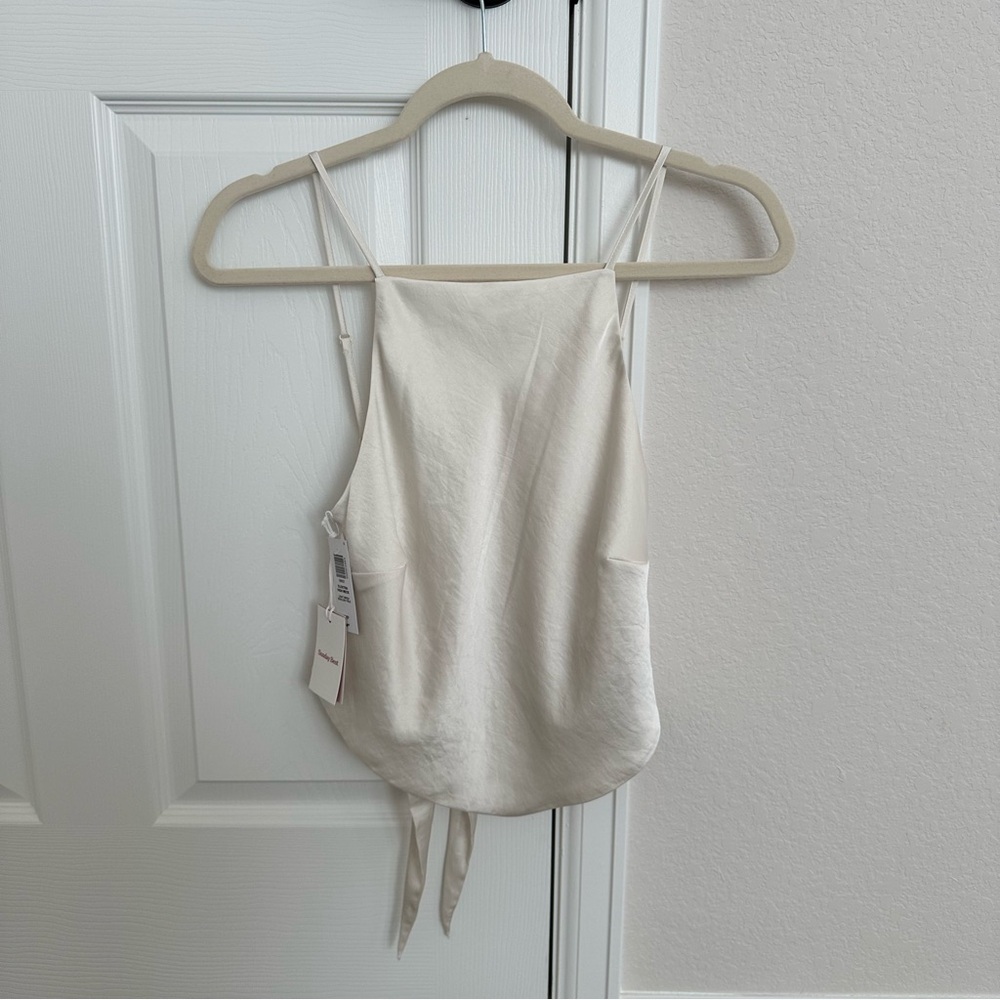 aritzia sunday best elektra high neck camisole